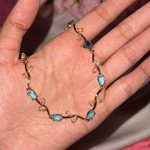 Bracelet en laiton micro-incrusté de zircon de qualité, style luxe, inspiré d'Instagram, minimaliste et luxueux, best-seller transfrontalier 2026 - Product Image 3
