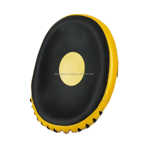 Mitaines de boxe incurvées en cuir, coussinets de frappe professionnels pour l'entraînement MMA et le kickboxing - Product Image 3