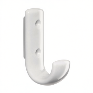 HEWI Single Coat <b>Hook</b> 477.90.060 47mm Projection 99% Polyamide Pure White 72mm Height <b>Wall</b> <b>Hook</b> & Coat <b>Rack</b> - Product Image 3