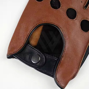 Gants en cuir d'hiver personnalisables de haute qualité et tendance pour une utilisation en extérieur et décontractée avec un MOQ faible de 10 paires - Product Image 4