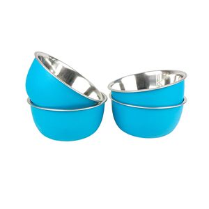 Customizable Microwave Dishwasher Safe Disposable <b>Plastic</b> Coated <b>Bowl</b> Stainless Steel for Party Curry Reheating Steel Craft - Product Image 6