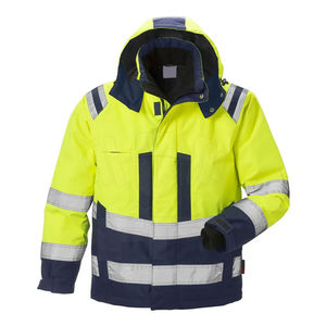 Mens Work Hooded <b>Jacket</b> 300d Oxford <b>Waterproof</b> Orange <b>Hi</b> <b>Vis</b> Bomber Safety <b>Jacket</b> Winter Reflective Coats <b>Jackets</b> - Product Image 2