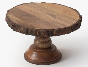 Support à gâteau en bois, accessoires de cuisine en gros, grands supports à gâteau en bois, accessoires pour la maison et la cuisine en bois - Product Image 3