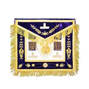 ผ้ากันเปื้อนเครื่องราชกกุธภัณฑ์ทำด้วยมือผ้ากันเปื้อนเครื่องราชกกุธภัณฑ์หนังสำหรับใช้ในพิธีการ - Product Image 4