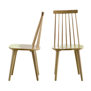 Chaises de salle à manger de restaurant de style japonais meubles d'intérieur extérieurs de bonne qualité chaises de salle à manger sans bras naturelles à vendre - Product Image 6