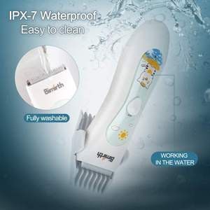 Tondeuse à cheveux sans fil rechargeable et étanche pour bébés et jeunes enfants, alimentation électrique USB - Product Image 3