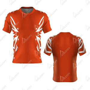Camiseta de Fútbol Estilosa para Hombre Athletify, 100% Poliéster, Nombre del Equipo Personalizado, Diseño Transpirable para Comodidad y Rendimiento en el Día del Partido - Product Image 5