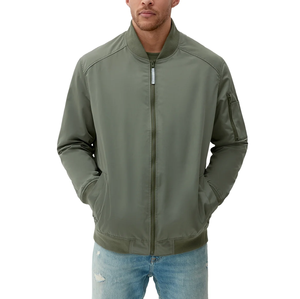 Blousons bombardiers respirants à la mode personnalisés pour hommes blouson bombardier blanc imperméable et décontracté rose léger pour hommes - Product Image 4