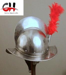 Casque Morion espagnol 18GA - Casque d'armure de costume de conquérant médiéval - Product Image 1