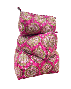 Bolsa Acolchada de Algodón Ecológico con Cierre para Mujer y Hombre |   Bolsa de Cosméticos Reutilizable para Viaje - Product Image 4