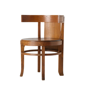 Silla de Comedor de Madera Maciza con Asiento Acolchado, Respaldo Curvo y Estructura Resistente para Restaurante, Cafetería y Uso Interior del Hogar - Product Image 5