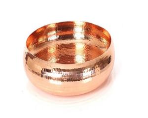 Patrón de decoración navideña de cobre, Urli cuenco de comedor, decoración festiva para el hogar para sala de estar, mesa de suelo Central de jardín para uso en el jardín - Product Image 1