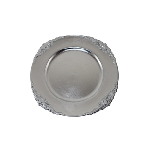 Assiette à Dessert en métal plaqué or de la plus haute qualité assiette de chargeur accessoires de vaisselle texturés élégants pour la décoration de la maison et des cadeaux - Product Image 3