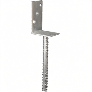 เสาเหล็กตัวแอล ETA-10/0210 ขนาด 80x100x200x60 มม. ชุบกัลวาไนซ์แบบจุ่มร้อน GAH สำหรับรั้ว ระแนง และประตู - Product Image 3