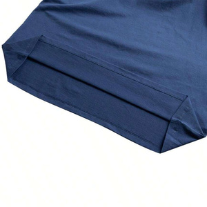 Camisas de algodón de gran tamaño para hombre de verano con sublimación de impresión de logotipo bordado personalizado y opciones de etiqueta de marca - Product Image 5