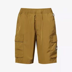 Pantalones cortos deportivos para hombre Pantalones cortos tejidos de secado rápido de un solo color sólido Fitness - Product Image 1