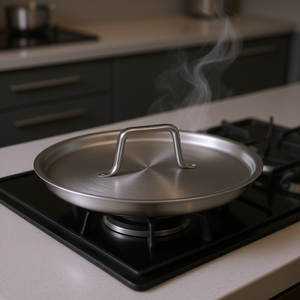 ฝาหม้ออะลูมิเนียม Ballarini Professional Series 7000 ขนาด 45 ซม. สีเงินธรรมชาติ รุ่น 7058 สำหรับชิ้นส่วนเครื่องครัว - Product Image 3