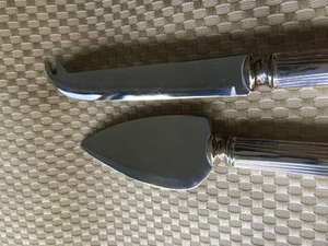 Couteaux de coupe de beurre de fromage 2 pièces de haute qualité ensemble de couverts de cuisine essentiels vaisselle en acier inoxydable pour la maison - Product Image 6