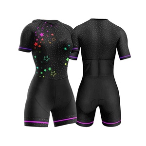 Nouveau maillot de cyclisme à manches courtes à séchage rapide OEM, vêtements de vélo respirants, combinaison de triathlon, combinaison de cyclisme pour femmes - Product Image 2