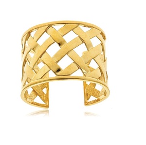 2027 China jewelry Unique Jewelry Trends punjab Contemporary Best Selling Heavy Brass Cuff Jewelry Christmas Sale Jewelry Gifts - Product Image 3