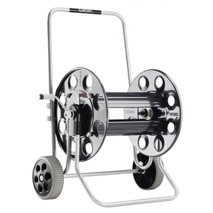 GARDENLIFE 8895 Manual Metal <b>Hose</b> <b>Reel</b> 165 m Capacity 1/2\" Diameter Garden <b>Hoses</b> & <b>Reels</b> <b>Without</b> <b>Hose</b> Included - Product Image 2