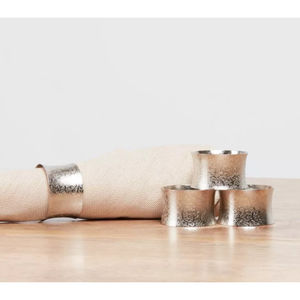 Anneaux de serviette élégants en forme de feuille d'or Qualité créative Porte-serviettes en métal Vente en gros Anneaux de serviette en métal plaqué or Conception de feuille - Product Image 6