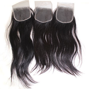 ที่ดีที่สุดคุณภาพมนุษย์ผมแพ็คเก็ตปิดมือผูกมนุษย์ 100% ต่อผม 10-40 นิ้ว 5x5 ตรง closing ผมมนุษย์ - Product Image 3