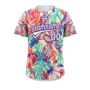 Camiseta de béisbol de malla personalizada de talla estadounidense, ropa deportiva elegante, logotipo cosido personalizado, nombre, camiseta de béisbol con botones para hombre - Product Image 6