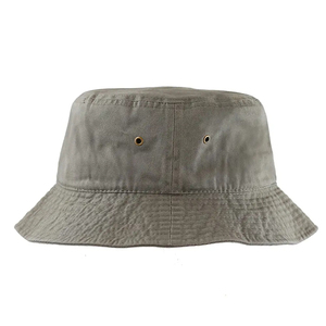 หมวกถังปักโลโก้แบบออกแบบได้ตามต้องการหมวกกันแดดพร้อมมัดย้อมลายเรียบแบรนด์ - Product Image 3