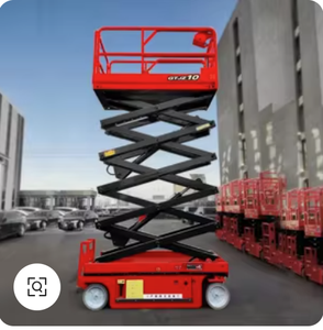 Piattaforma Elevatrice Mobile Automatica Skylift 12,2m, Tavolo Elevatore Idraulico a Forbice in Acciaio Inox, Capacità 100kg per Lavori Aerei - Product Image 1