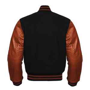 Chaqueta Universitaria de Béisbol Personalizada de Moda para Hombre, Chaqueta Universitaria con Cuello Marinero Personalizado - Product Image 2