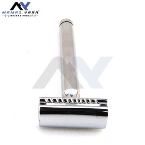 Maquinilla de Afeitar de Doble Filo, Cromada, Afeitado Limpio, Afeitado Clásico, Cuidado Masculino, Totalmente Personalizable, Productos de Barbería de la Mejor Calidad - Product Image 4