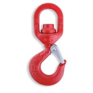 Ganchos de elevación de carga giratorios de acero al carbono para aplicaciones de Manipulador pintados para mayor durabilidad - Product Image 1