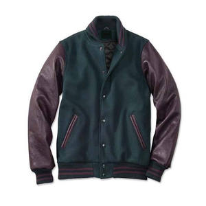 2025 nouveauté laine Varsity Letterman veste manches en cuir bas quantité minimale de commande Varsity veste fabriquée au Pakistan - Product Image 4