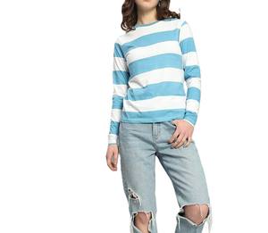 Ladies Premium Quality Plus Size Breathable Ladies Tee Shirts Relaxed Fit Casual Women 100% Cotton for Girls Twin Color - Product Image 4