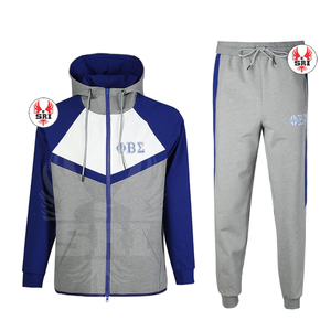 Survêtement en molleton pour homme avec broderie de la fraternité Phi Beta Sigma |   Survêtement grec personnalisé brodé pour garçons de la fraternité PBS - Product Image 2