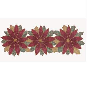 Camino de mesa con cuentas de cristal hecho a mano multifloral, camino con cuentas para sala de estar, comedor, camino de mesa, centro de mesa, decoración moderna para el hogar - Product Image 1