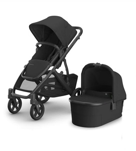 Système de poussette pliable Uppababy Vistas V3 avec cadre en acier inoxydable, tissu Oxford, capacité de charge de 20 kg - Product Image 1