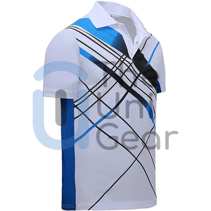 Camisas de Hombre al por Mayor, Nuevo Diseño Personalizado, Patrón Sólido, Tejido de Poliéster, Secado Rápido, Ropa Casual de Calle, Golf - Product Image 2