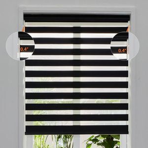 Không Dây Cuộn lên Hiên Mặt Trời Bóng Râm Màn Rèm Rèm Ánh Sáng Lọc <span class=keywords><strong>Mini</strong></span> Mùa Xuân Con Lăn Rèm Ngựa Vằn Màu - Product Image 5