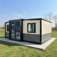Suite de surveillance pour personnes âgées en extérieur, cabane modulaire préfabriquée pour l'assistance à domicile et les soins familiaux