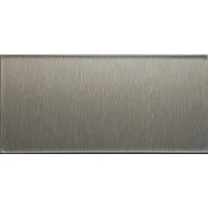 สติ๊กเกอร์อะลูมิเนียมกันน้ำมันกระเด็นขนาด3นิ้ว x 6นิ้ววอลเปเปอร์ติดผนังสเตนเลสลายเนื้อสั้น - Product Image 1