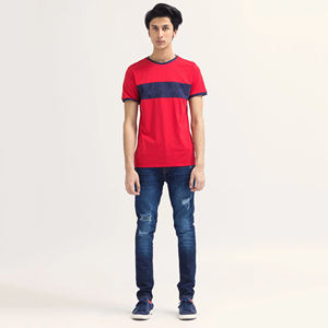 Venta caliente Ropa de hombre Poliéster Medias mangas Color sólido Hombres Nuevo diseño Gimnasio Desgaste Camiseta - Product Image 2