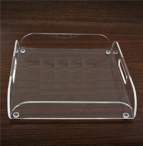 Elegante bandeja grande de acrílico para comida, diseño elegante de calidad superior, Perfecta para servir en la cocina, el comedor y el hogar - Product Image 6