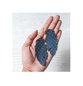 Leather Earring Best Look Top Quality <b>for</b> Ladies Parties <b>Wedding</b> Different Design Earring Customized Design - Product Image 4