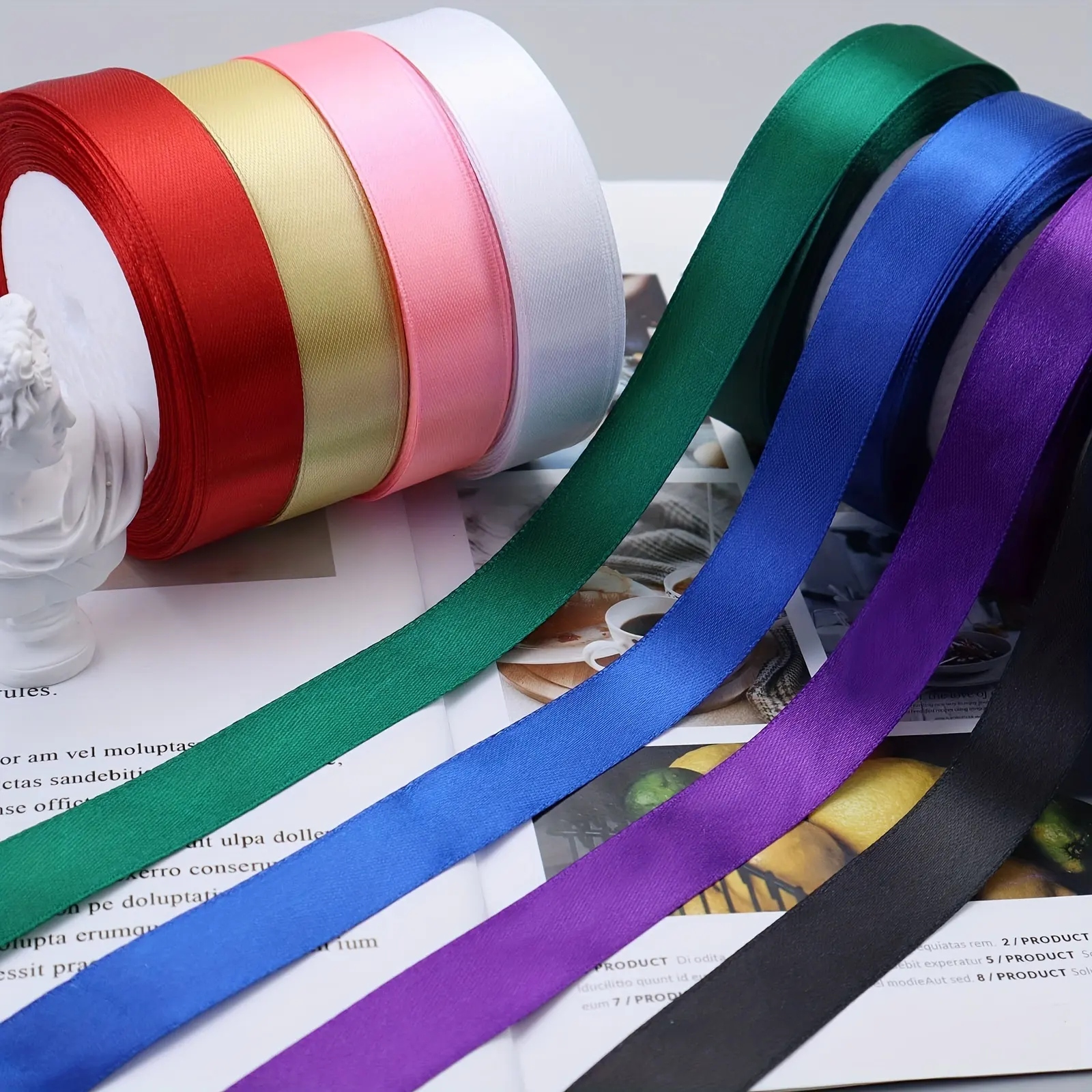 Máy in warapping băng lụa gói quà tặng bán buôn vải Ribbon máy in 1.5 inch Baking DIY tùy chỉnh in Grosgrain Ribbon