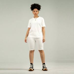 Trendy Women Biker Shorts and T-Shirt Set - Ideal <b>Two</b>-<b>Piece</b> Activewear for Lounging, Working Out, and Casual <b>Outfits</b> - Product Image 1