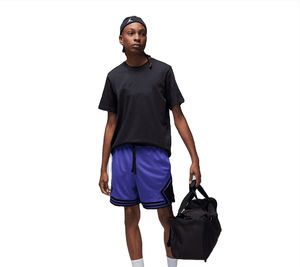 กางเกงบาสเก็ตบอลชายไซส์ใหญ่พิเศษสำหรับฤดูร้อน ผ้าตาข่ายโพลีเอสเตอร์ 100% สีขาวและสีดำ แห้งสบาย เอวยางยืดลายทาง - Product Image 4