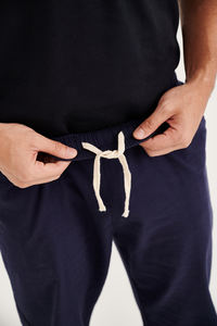 Los mejores pantalones sueltos informales de verano personalizados, tela de lino de cintura media de cintura alta Unisex, venta al por mayor para hombres y mujeres - Product Image 4