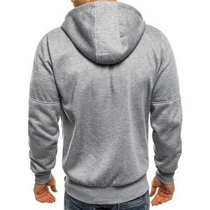 Hombres Casual Invierno 100% Algodón Prendas de abrigo Marca de moda Chaquetas con capucha Abrigos con cremallera Casual Sudaderas con capucha Sudaderas para hombre - Product Image 4
